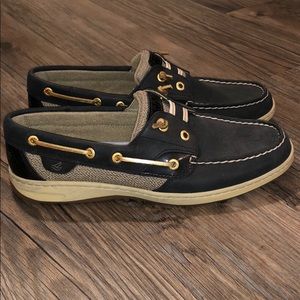 Black Sperry Top-Siders